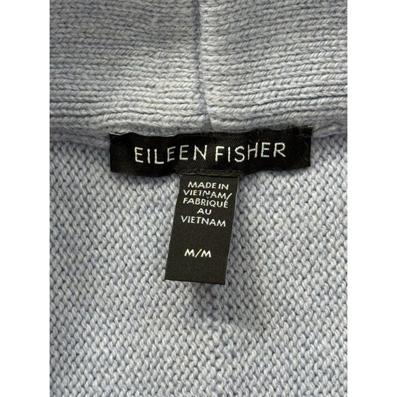 Eileen Fisher Womens Mock Neck Sweater Organic Cotton & Cashmere Lilac Size M - Picture 4 of 7